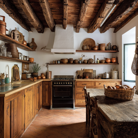 De la tradici&oacute;n a la vanguardia: OMObarcelona te trae el encanto de una cocina r&uacute;stica blanca, perfecta para cocinas en Sant Cugat.